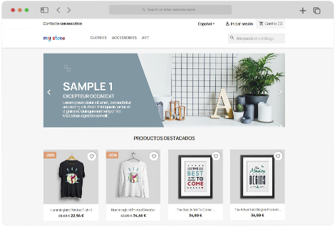 Tienda virtual para vender productos de forma online