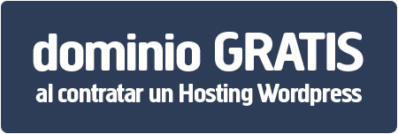 Dominio web gratis con Hosting WordPress