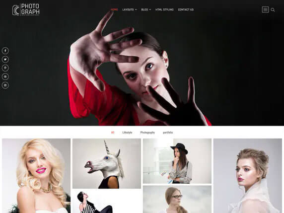 Tema Photograph para Hosting WordPress