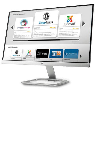 Hosting web con Joomla y Wordpress